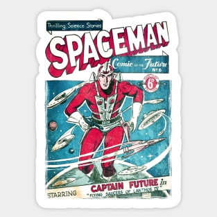 Captain Future - Comic Book Cover Sticker